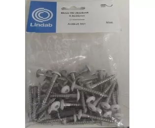 Sac de 50 vis A75L pour crochet gouttière | Système LINDAB | Achard