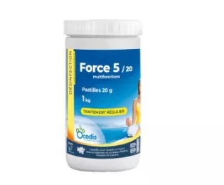 Chlore multifonction pastille 20g - Ocedis 1kg