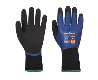 Gants thermo Pro Glove | Bleu/Noir | AP01 | Portwest