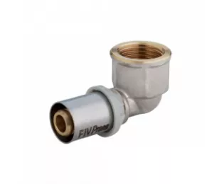 Raccord coude à sertir | 16 x 1/2 | EMMETI