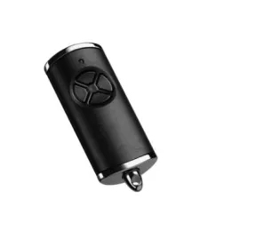 Télécommande porte de garage Tubauto HSE4BS noire 4 touches