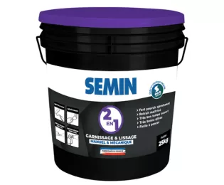 Enduit airless polyvalent 2 en 1 | Garnisseur et lisseur | Semin