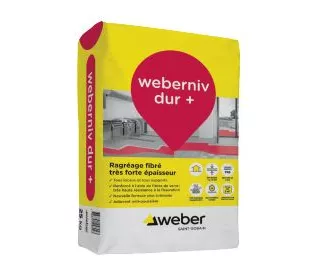 Enduit de ragréage fibré werberniv dur + 25kg