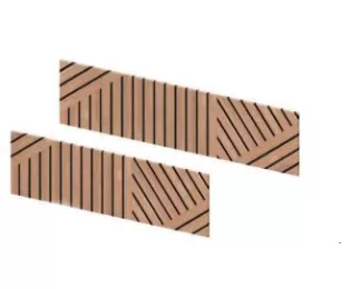 Crédence murale décorative - Claustra Graphik - Kinewall Design Kinedo