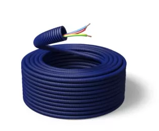 Gaine ICTA Préfilée bleue 20 mm HO7VU 3G2.5 BRT Couronne 100 m