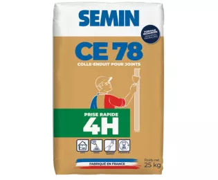 Enduit à joint | Prise rapide 4H  | CE78 | Semin