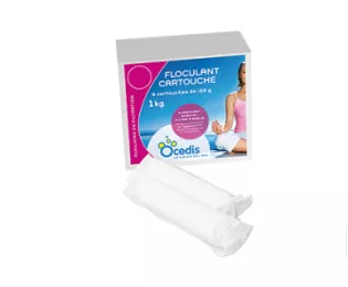 Floculant cartouche | Boite de 8 cartouches de 125G | Ocedis