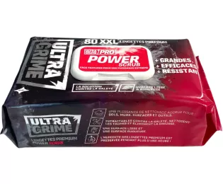 Lingettes Ultra Grime Power Scrub | XXL | Biodégradable (x 80)