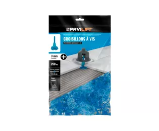 Croisillons autonivelants en X | 3 mm | Pavilift (sachet de 250)