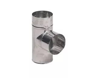 Té Équerre 90° Tubage Inox 304 TEN Pro | Raccordement Cheminée