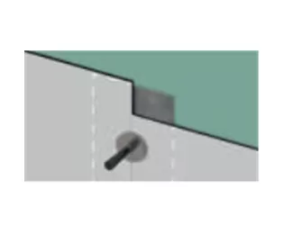 Tampon magnétique et bande métallique pour montage | Panneau Kinewall Design | Kinedo