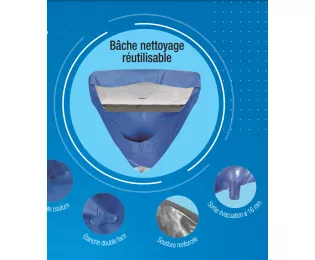 Bâche nettoyage réutilisable | ESY10002 | Cbm