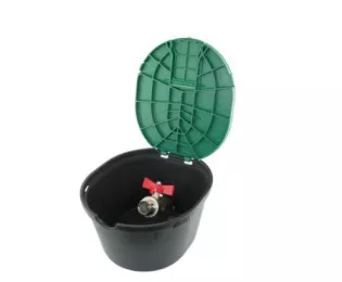 Bouche d'arrosage avec vanne laiton 3/4 pouce DN15