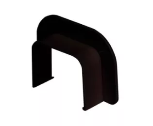 Rosace murale | Passage de mur pour goulotte | Climclick noir M1 | MC Distribution