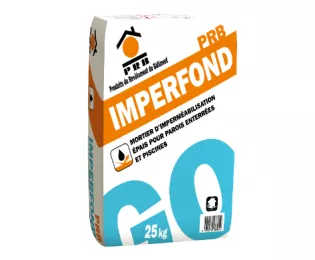 Mortier d'imperméabilisation épais | IMPERFOND | Pour parois enterrées et piscines | Prb