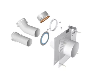 Plaque 4 en 1 | C9/B22p-B23p  | Montage mural ou plafond | TEN