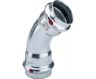 Coude 45° | FF | Prestabo | Electrozingue |  VIEGA