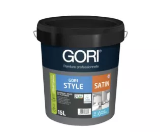 Peinture satinée en phase aqueuse pour murs et plafonds | Goristyle | Gori
