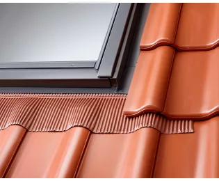 Raccord pour fenêtre de toit VELUX | Rouge brun tuile mécanique | EDW