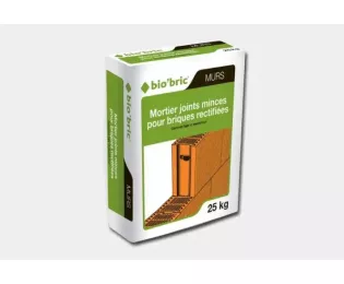 Mortier joint mince Biobric 25 kg