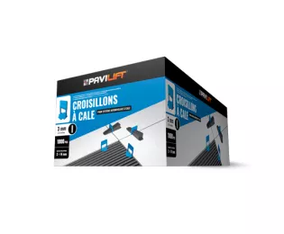 Croisillons autonivelants à cale en I | 3 mm | Pavilift