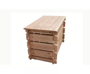 Bac composteur BASIC | 90x50x58 | 165 L | Douglas