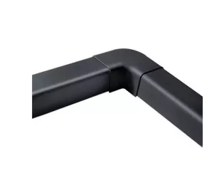Coude plat 90° noir ARTIPLASTIC