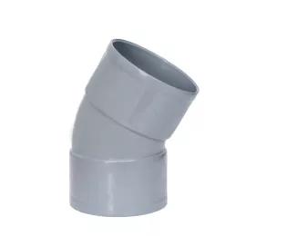 Coude PVC | FF 30° | D100 | A coller | Molecor