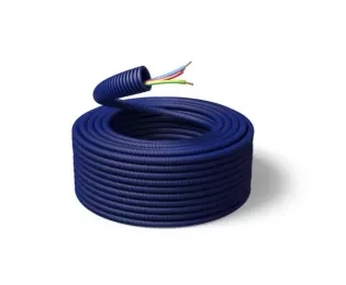 Gaine ICTA Préfilée bleue 16 mm HO7VU 3G1.5 BRT Couronne 100 m