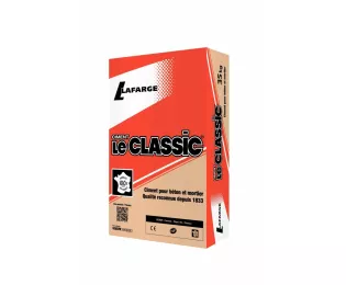 Ciment Le Classic 32,5 R – Lafarge – Sac 35 kg