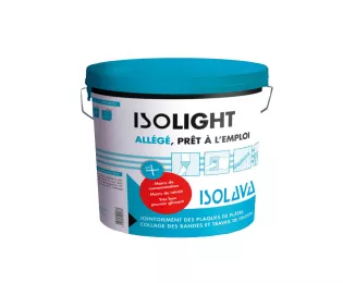 Enduit allégé  | ISOLIGHT | Prêt à l'emploi | Isolava