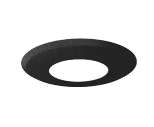 Rosace ronde de finition noire aimantée | Ten