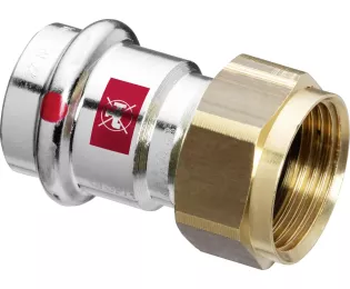 Raccord à écrou prisonnier | FF | Electrozingue | VIEGA