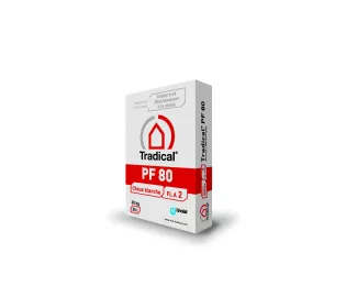 Chaux blanche aérienne formulée | Tradical PF80 de classe FL A 2 | Tradical