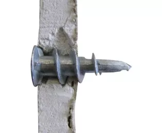 Cheville pour plaque de plâtre sans perçage | Plak métal | Ing Fixations