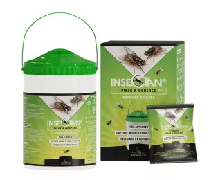 Piège à mouches réutilisable + attractif – Insectan – Lodigroup