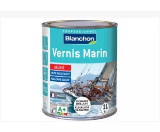 Vernis marin satiné incolore 1L Blanchon