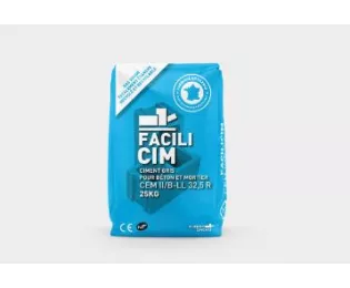 Ciment Facilicim CEM II/B-LL 32.5R NF | Rhône ciments