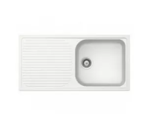 Evier en Cristalite | Scandinave EV50011 100cm | JS Aquatop