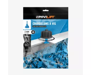 Croisillons autonivelants en X | 3 mm | Pavilift