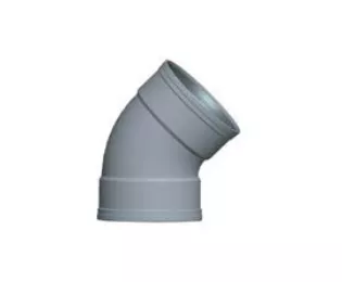 Coude PVC | FF 45° | CR4 | Dyka