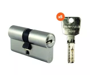 Cylindre de sécurité Ares en laiton 5 clés - Impar